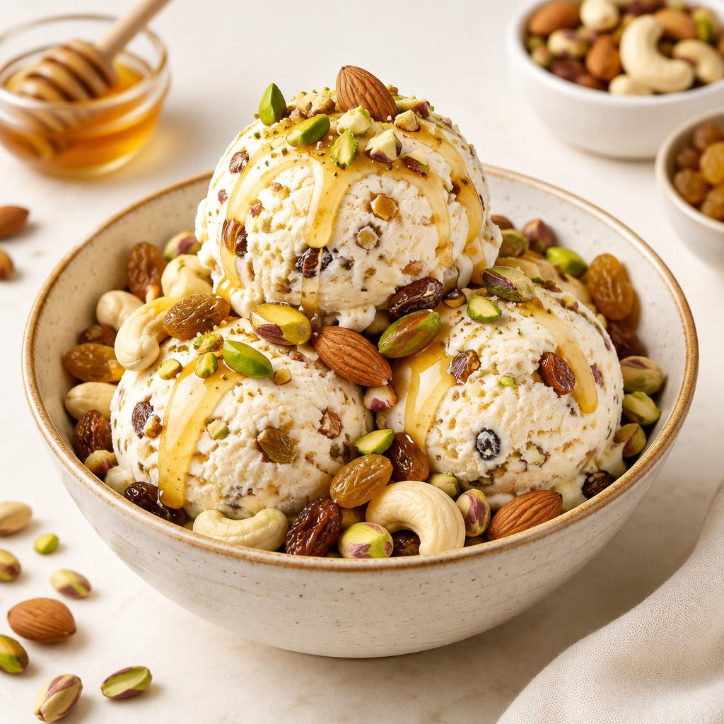 Dry Fruits Ice Cream